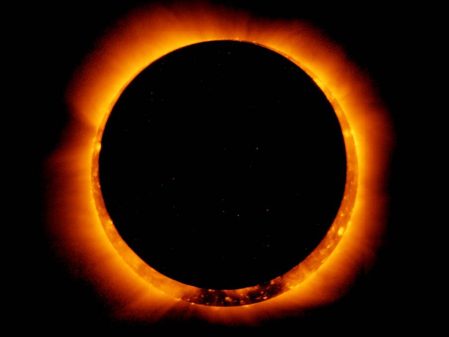 DON'T GO: If we lost the Sun or Moon we would lose beautiful eclipses. Picture: NASA