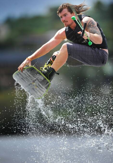 Fresh from winning the Australian Open wakeboarding title, Marcus Bush enjoys lapping up his home Tasmanian waters and is ready to take on the world.