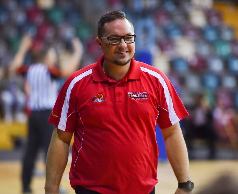 SATISFIED: Coach Richard Dickel feels at ease that Launceston Tornadoes are rediscovering their best form. Picture: Scott Gelston