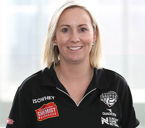 POSITIVE: Tasmanian Magpies coach Kate Upton