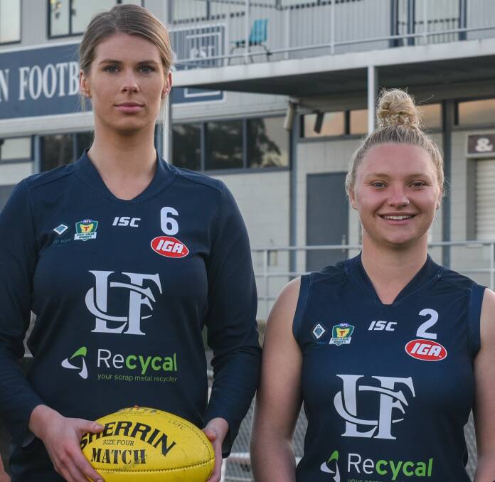 GOOD COMPANY: Abbey Green could be joining Launceston TSLW teammate Daria Bannister at the North Melbourne Tasmanian Kangaroos next year from Tuesday's AFLW draft.