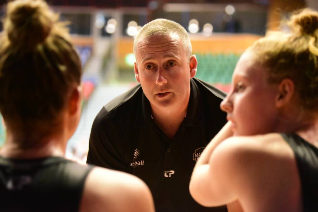 TAKING CHARGE: New Netball Tasmania CEO Aaron Pidgeon has stepped away from his assistant coaching duties for the Tasmanian Magpies last year. Picture: Paul Scambler