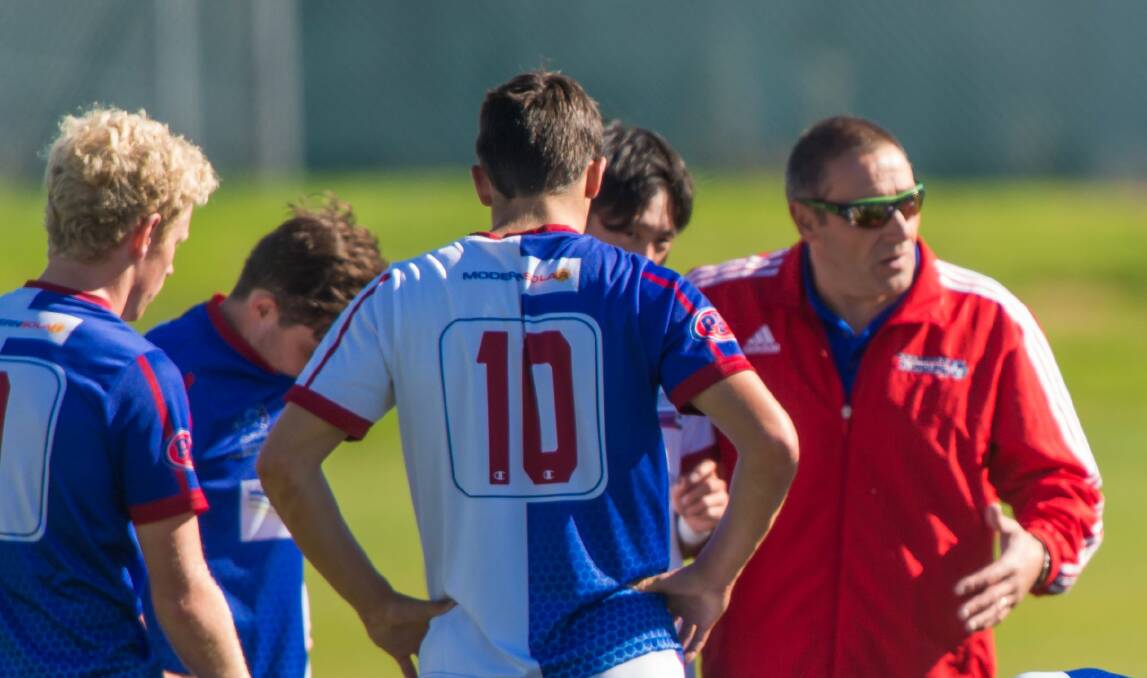 CHALLENGE: Northern Rangers coach Lino Sciulli is backing his players in to maintain fifth place.