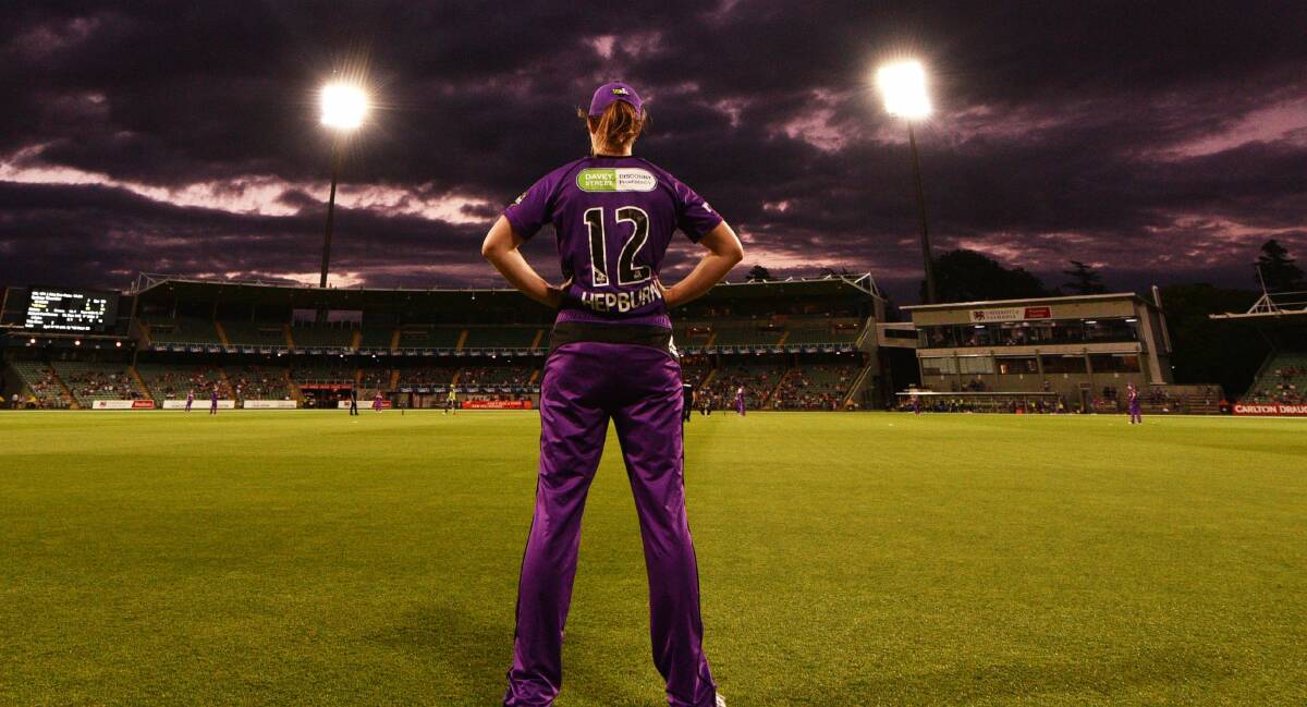GIANT STANDING: Launceston cricketing talent Brooke Hepburn is making the transition towards a big-part player in Tasmanian women's cricket. Picture: Scott Gelston