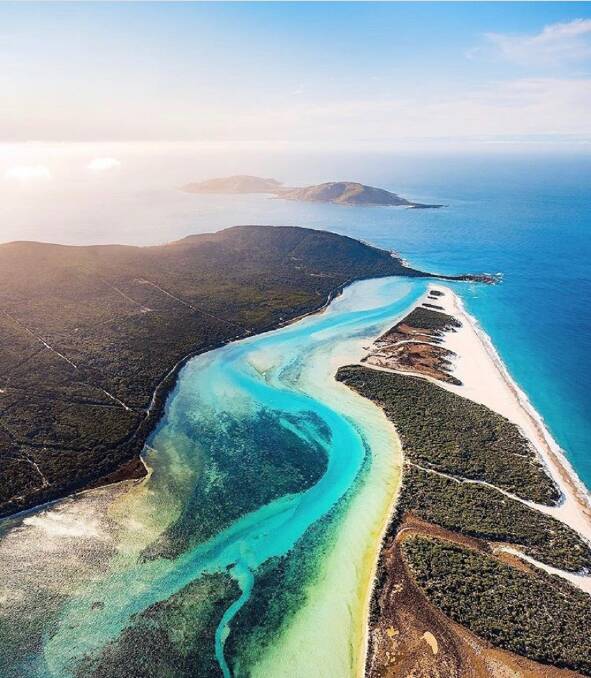 TOURISM BLOW: An aerial view of Flinders Island. Picture: Supplied