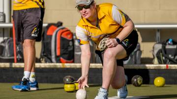 Longford bowler Mikayla Baker in the state finals at Trevallyn. Picture by Phillip Biggs