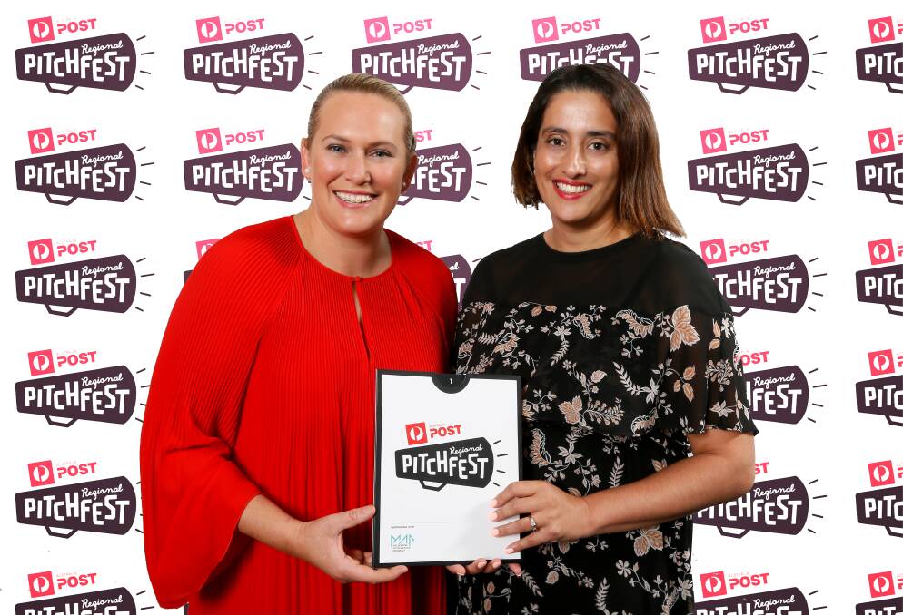 Pitch-ready: Pitchfest founder Dianna Somerville and Australia Post general manager small business Rebecca Burrows.