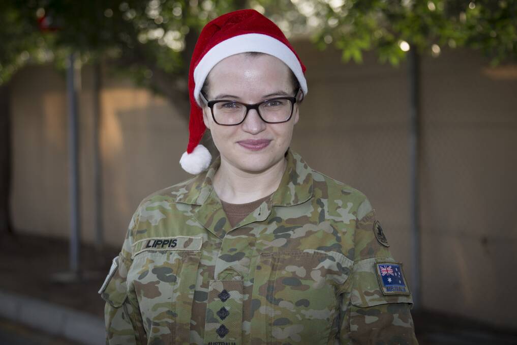A distant Christmas: Captain Zoe Lippis, originally from Launceston, will enjoy a Christmas far from home. Picture: Supplied