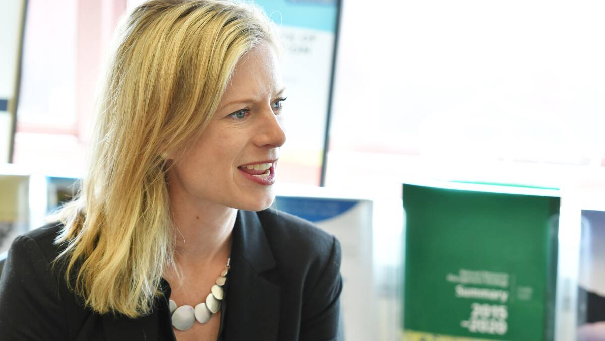 PREMIER IN WAITING?: Labor's Rebecca White is at short odds to become premier, according to a betting agency. Picture: Brodie Weeding.