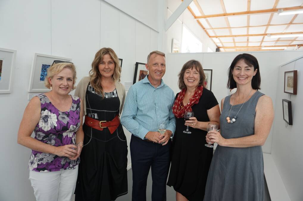 OPENING: Anna Berger, Bec Donaldson,  Meander Valley mayor Craig Perkins, Elizabeth Archer and Janet Freestun at the opening. Picture: Supplied