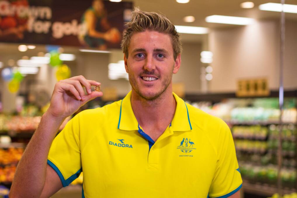 GOLD: Australian paralympian Brenden Hall OAM. Picture: Supplied