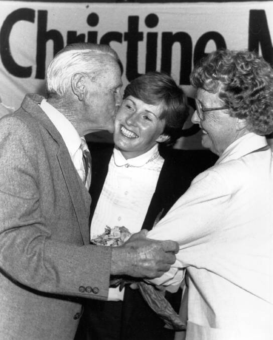 ELECTION NIGHT: Ms Milne was first elected to Tasmanian parliament in 1989. Picture: Supplied