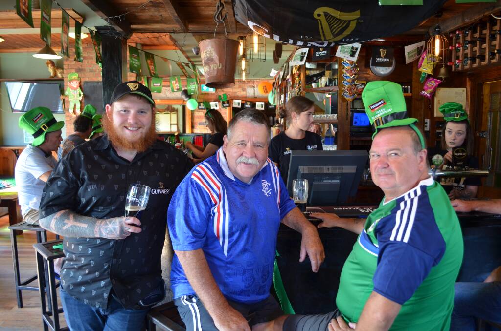 The Guinness flowed early and often on St Patrick's Day. Pictures: Stefan Boscia