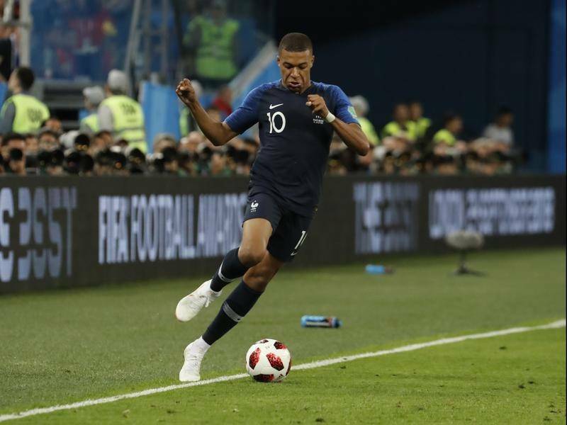 YOUNG STAR: Nineteen-year-old Kylian Mbappe has shone for France throughout the tournament.