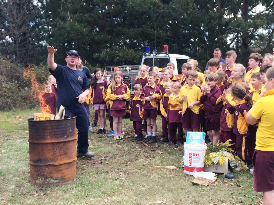 BACKYARD BURNING: The event was a joint effort from the Environmental Protection Authority Tasmania, Meander Valley Council and Rural Bracknell Fire Service. Picture: Supplied