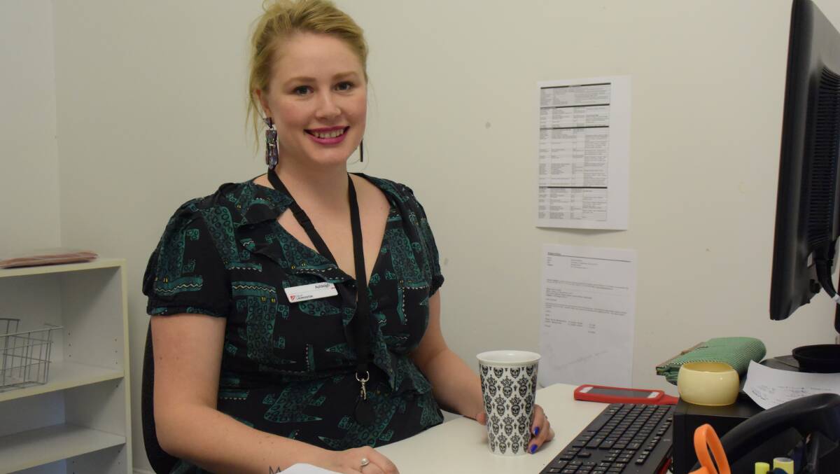 HARD AT WORK: Queen Victoria Art Gallery Visual Arts and Design curator Ashleigh Whatling.