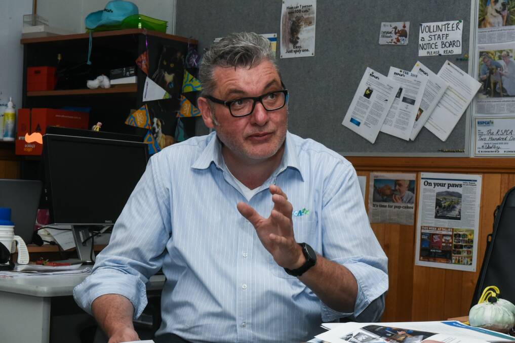RIGHT DIRECTION: Outgoing RSPCA chief executive Peter West reflects on his time at the helm of Tasmania's animal welfare organisation.