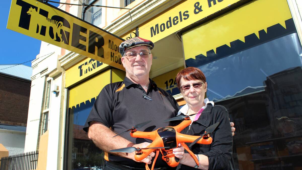 ON THE MARKET: Tiger Models and Hobbies owners Hans and Helen Wanders have decided to close the store. Picture: Hamish Geale