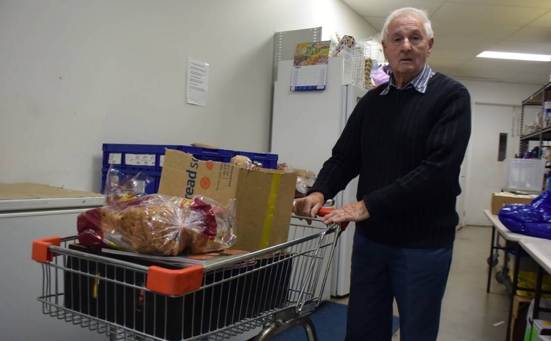 LONG-TERM ASSISTANCE: Don Waddle has been volunteering with the Benevolent Society for nearly a decade.