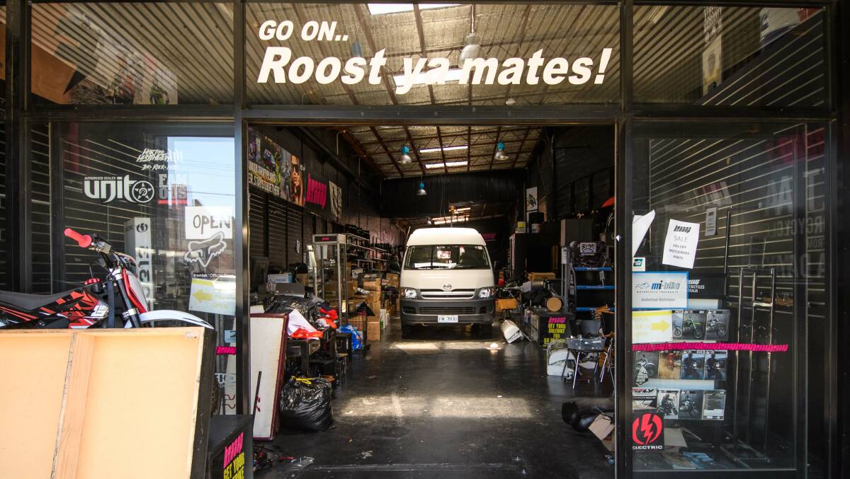 Braaap's Launceston store on Cimitiere Street has been packed up, after more than 12 years of business. Picture: Scott Gelston. 