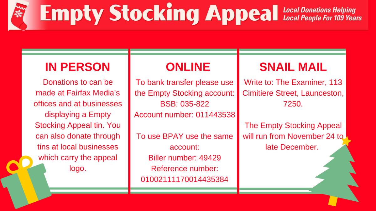 Call for continued community support for Empty Stocking Appeal