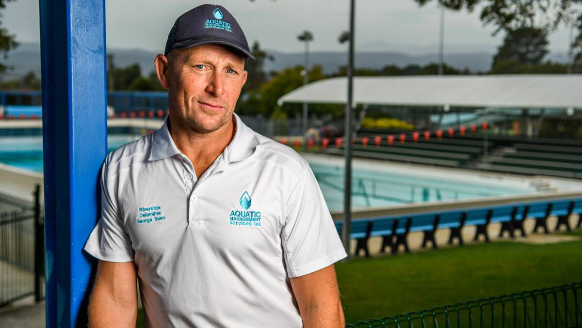COACH: Riverside Aquatics Centre's Trent Hadley coached both Ariarne Titmus and Jake Birtwhistle when they were juniors from the age of eight. Picture: Scott Gelston