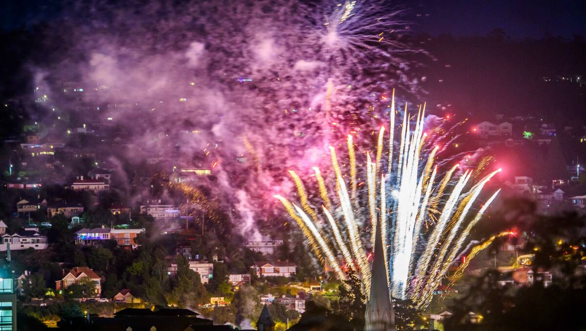 BANG: Royal Eve fireworks. Picture: Scott Gelston 