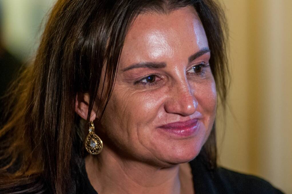 Jacqui Lambie conceded on behalf of the Jacqui Lambie Network on Saturday evening, but said she would continue to fight for the trust of Tasmanians. Picture: Phillip Biggs