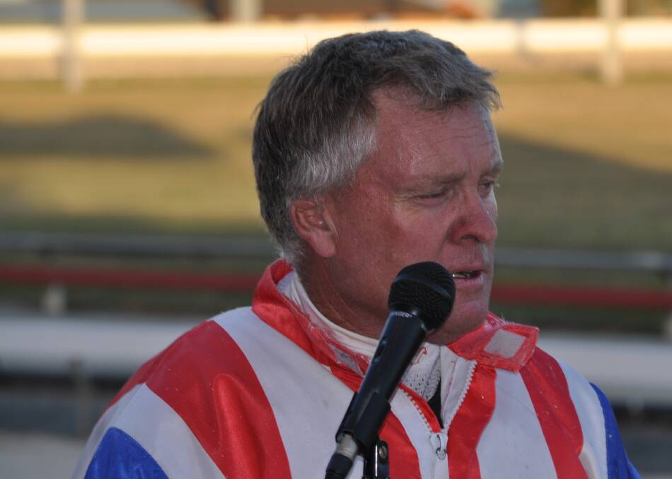 Bagdad trainer-driver Paul Williams after winning on Metro Digby
