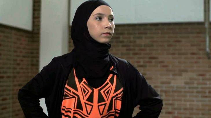 Dreams: Hijabi ballerina Stephanie Kurlow, 14. Photo: Supplied
