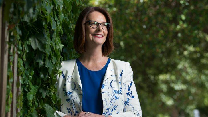 The Age, News, 19/12/2016, picture by Justin McManus. Former Prime Minister Julia Gillard, who will receive an Australia Day honour.