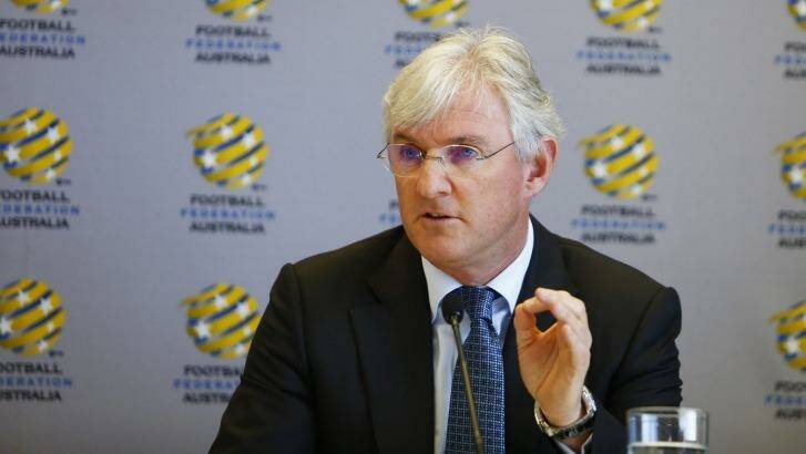 Steven Lowy is keen to hose down speculation on what the upcoming soccer TV deal may be worth. Photo: Daniel Munoz