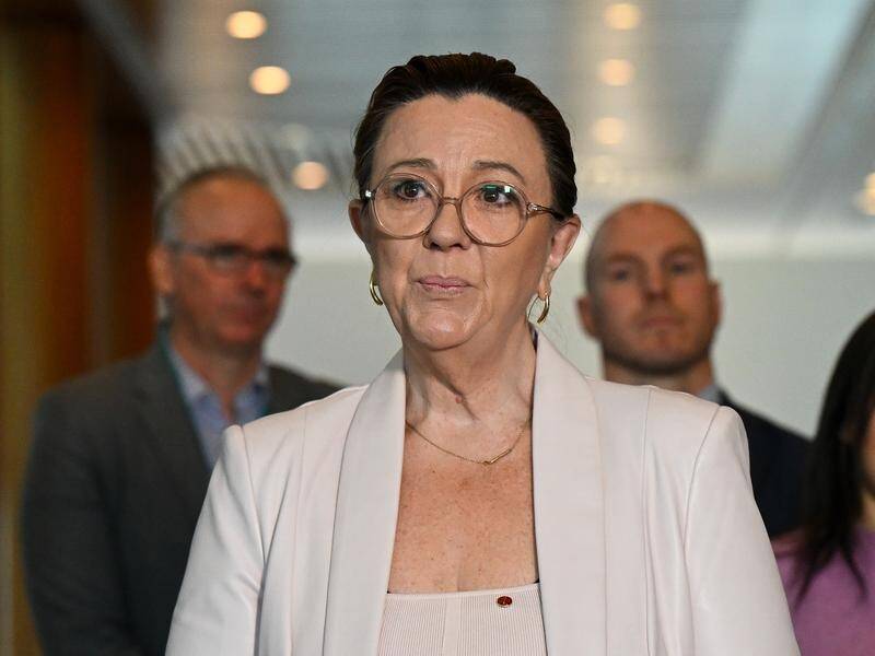 Tasmanian senator Tammy Tyrrell has quit the Jacqui Lambie Network and will remain as an independent (Lukas Coch/AAP PHOTOS)