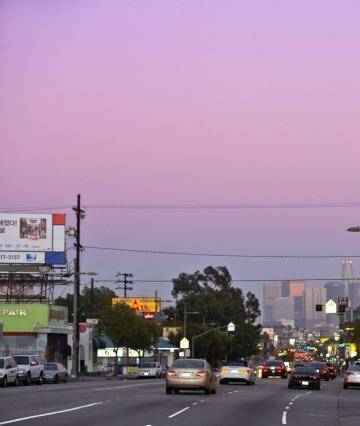 Wilshire Boulevard, Koreatown, Los Angeles.  Photo: Matt Marriott