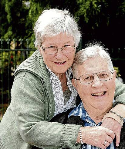 Annette and Terry Taylor ... Mr Taylor suffered a stroke nine years ago. Picture: GEOFF ROBSON