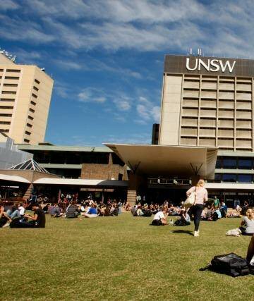 Rising fast: the University of NSW has risen 64 places since 2011. Photo: Louise Kennerley