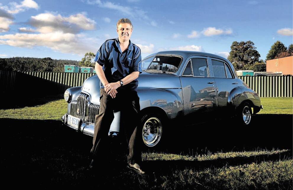 Darren Russell and his 1953 FX Holden