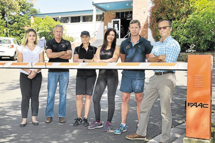 Alison Baker, of Anytime Fitness, Max Pearce, of Pycsam Health & Fitness, Michelle Manz, of My Gym, Eve Bolzonello, of Curves, Brian Finch, of KFM Fitness Studio, and Rod Ascui, of Health and Fitness World Launceston. Picture: PAUL SCAMBLER
