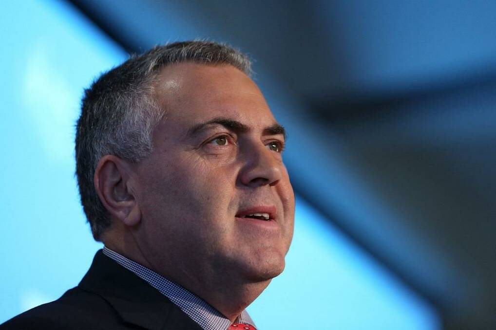 Treasurer Joe Hockey says the changing economy and business world is affecting the amount of tax the government is raising and from whom. Photo: Graham Denholm