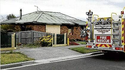 A home in Goya Road, Newnham, sustained about $300,000 damage from an accidental fire. Picture: NEIL RICHARDSON