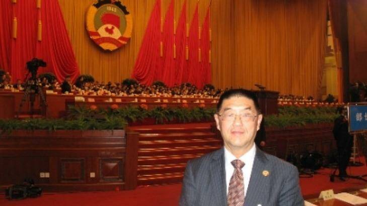 Dr Zhu at a Chinese People's Political Consultative Conference meeting in Beijing, March 2014. Photo: TEI
