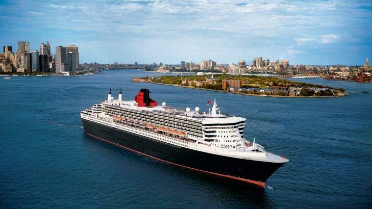 Cunard's Queen Mary 2 in New York harbour. Photo: Supplied