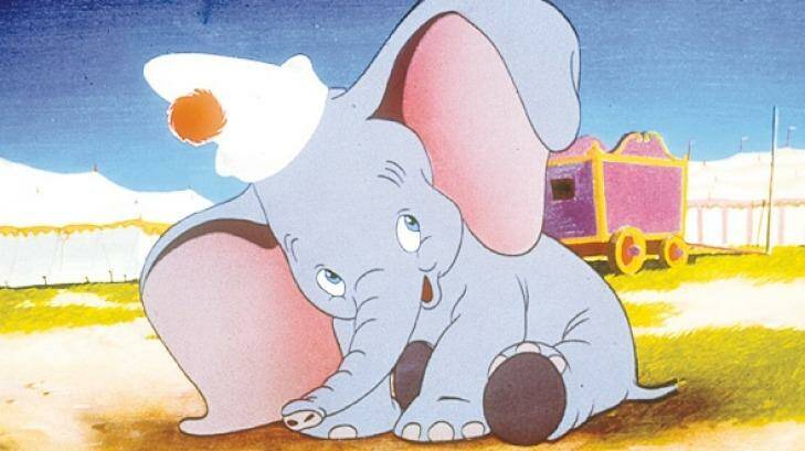 Dumbo the flying elephant from Disney's 1941 animation <i>Dumbo</i>, which is set to get the live-action remake treatment. Photo: Disney