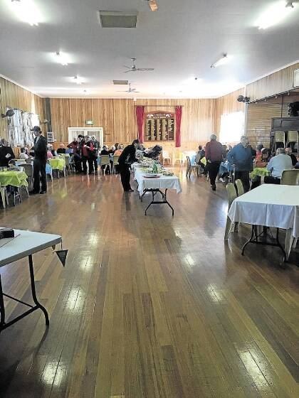 About 70 people attended the Cressy community's Biggest Morning Tea event early this month.