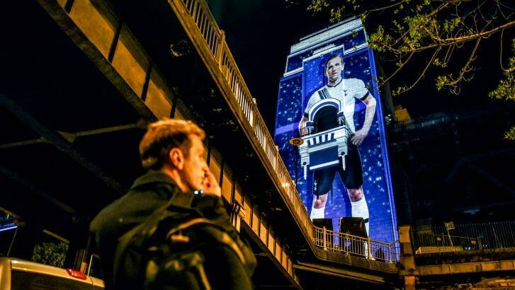 Tottenham Hotspur striker Harry Kane spends time in Sydney. Photo: Brendan Esposito