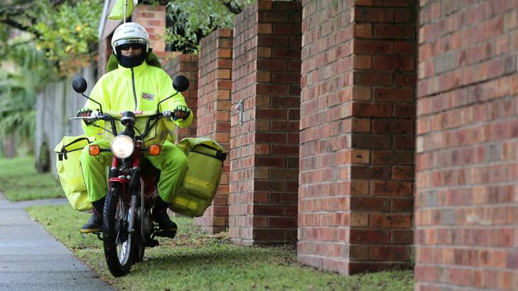 The daily mail delivery could be reduced to three a week by the end of the year. Photo: Anthony Johnson