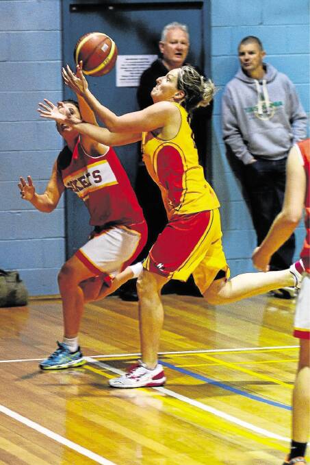 Clarence's Kate Berry in action against City of Launceston.