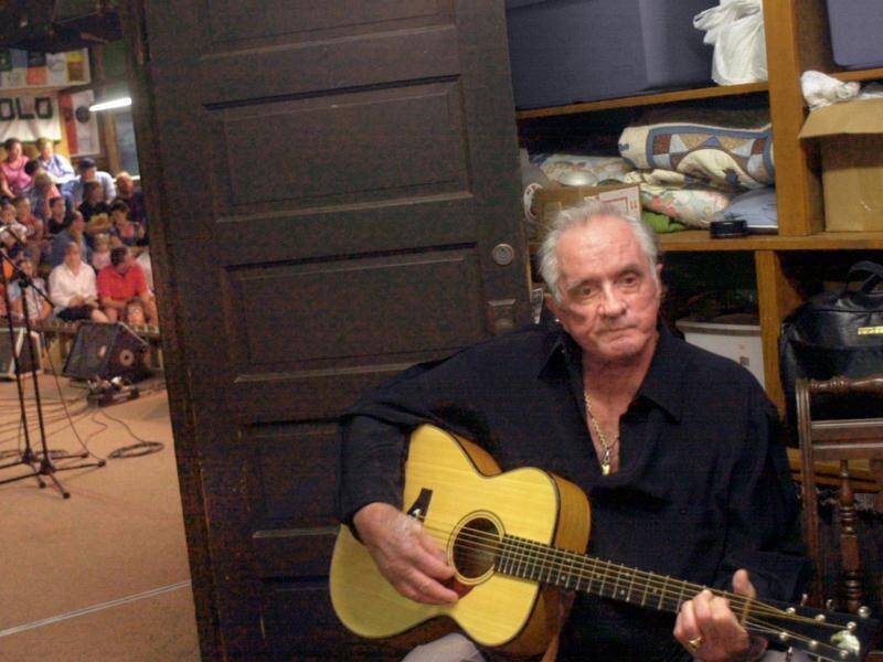 Johnny Cash fans will be able to hear 11 unreleased tracks when the album Songwriter is released. (AP PHOTO)
