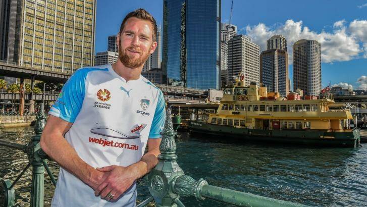 Hoping for more game time: With Marc Janko now gone, Sydney FC striker Shane Smeltz wants an expanded role this season. Photo: Brendan Esposito