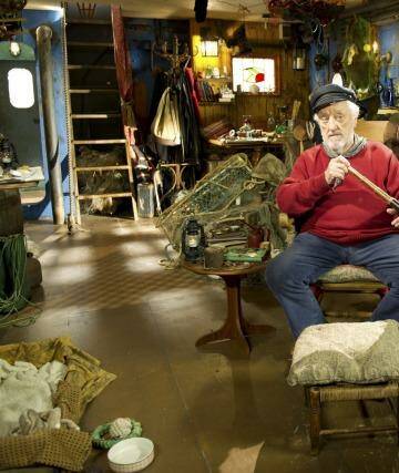 Old man and the sea: Bernard Cribbins weaves fantastical stories aboard his permanently moored boat in <i> Old Jack's Boat: Christmas Special.</i>